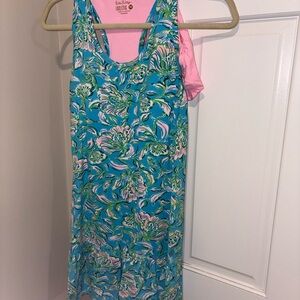 Lilly Pulitzer Luxletic dress with pink undershirts